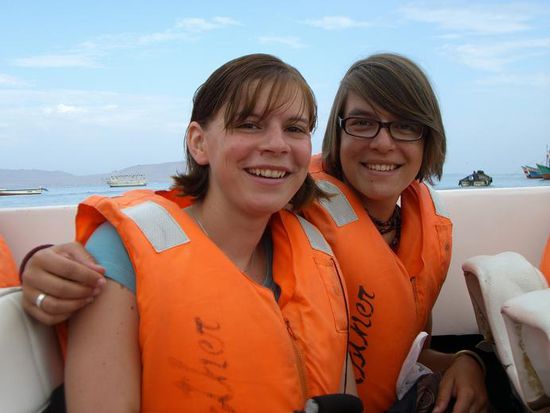 Auf dem Weg zu den Inseln - perfekt ausgeruestet