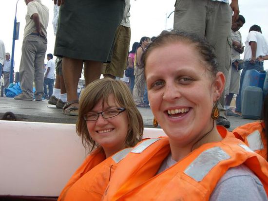 Ine und Nele, ebenfalls perfekt ausgeruestet