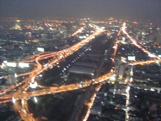 Blick auf BKK vom Bayoke Sky Hotel