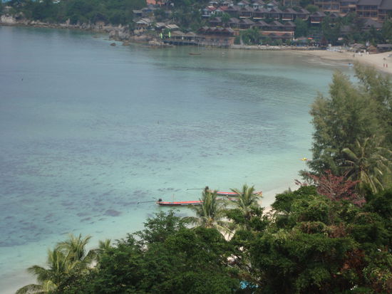 Blick von der "heavenly" Bar über die Bucht von Had-Yao
