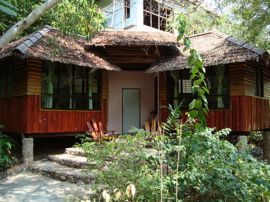 Das Bungalow bei Black Tip in der tanote bay
