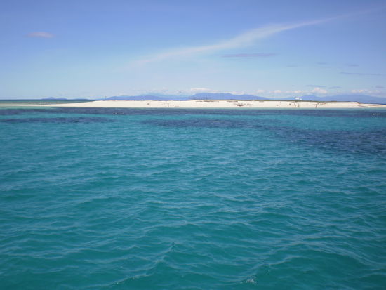 weiße Sandinsel am Great Barrier Reef