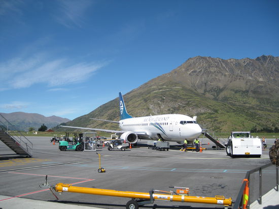 Landung Queenstown Südinsel