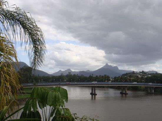 Blick auf Mount Warning