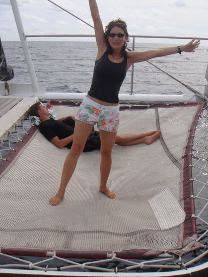 Komisches Gefühl, wenn man unter einem nur Wasser sieht