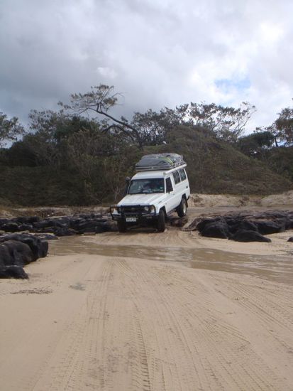 Das Umfahren der Steine