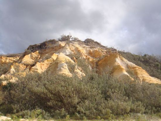 Die Pinnacles - Sandsteinformationen