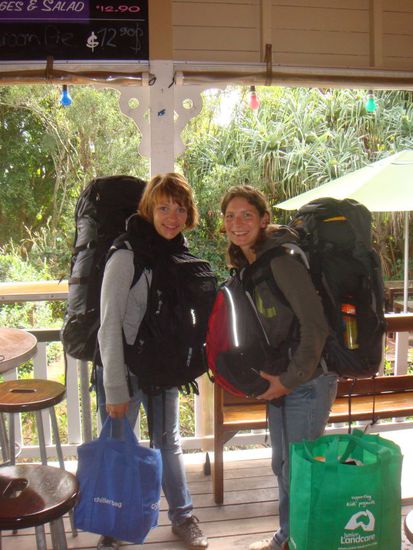 Voll bepackt ging es weiter