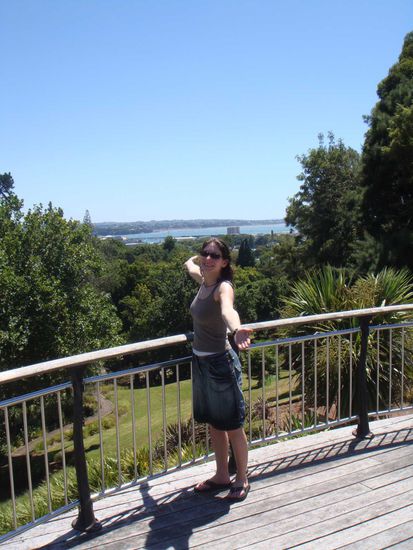 Blick auf den Hafen in der Naehe unseres Hostels