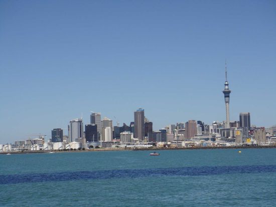 Hafen von Auckland