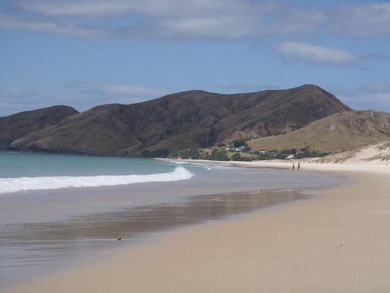 Strand in der Opito Bay...beinahe alleine 