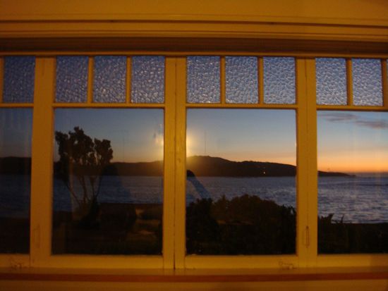 Aussicht aus unserem Zimmer...