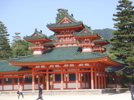 "Seitenflügel" des Shinto-Schreins Heian-jingū