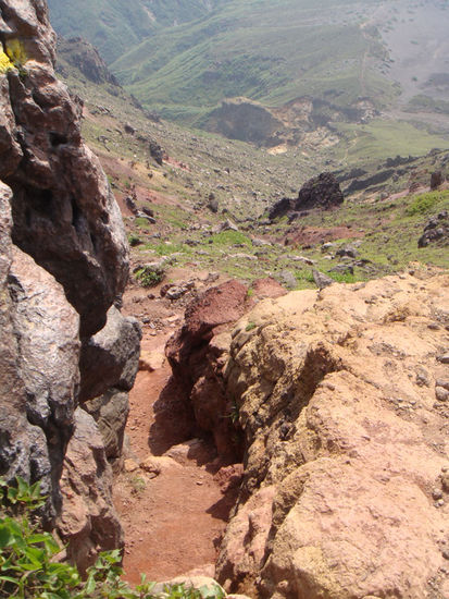 durch die kleine Schlucht...