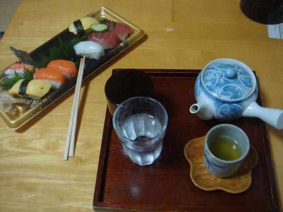 Mein Abendessen nach einem heißen Bad