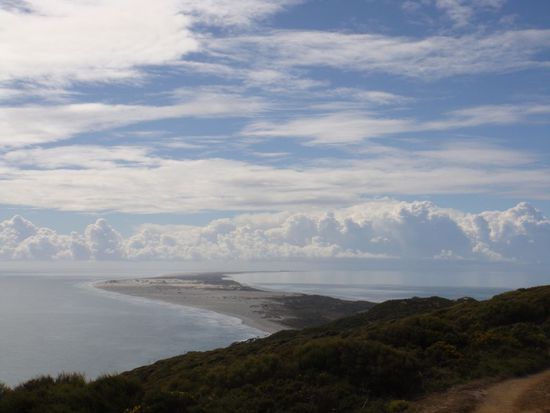 Blick vom Pillar Point auf den Farewell Spot