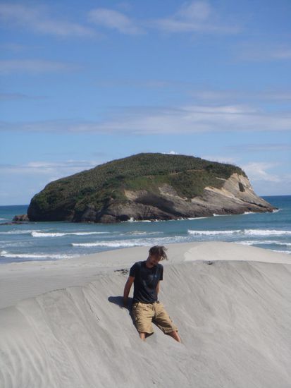 Spaß kann man in den Dünen auch noch haben