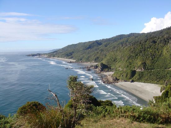 Auf dem Weg nach Punakaiki