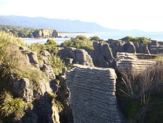 Die berühmten Pancake Rocks
