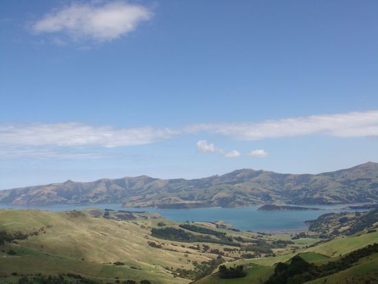 Der Blick von der Summit Road (eigentlich kommt man sich vor, als ob man in einem gemaelde sitzen wuerde)
