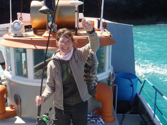 ...endlich unser Abendessen gefangen 