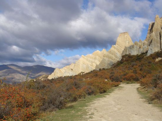 Abstecher zu den Clay Cliffs