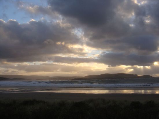 Curio Bay am naechsten morgen, als wir alle wieder aufgebrochen sind...es wurde wieder schoener...