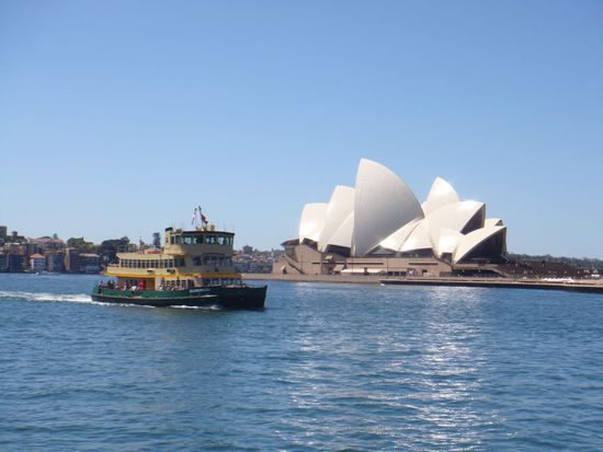 Das bekannte und viel fotografierte Opera House