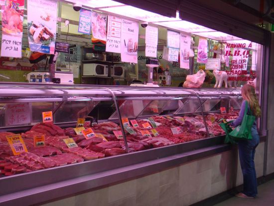 Hmmm, wenn man hier als Vegetarier nicht wieder Lust auf Fleisch bekommt