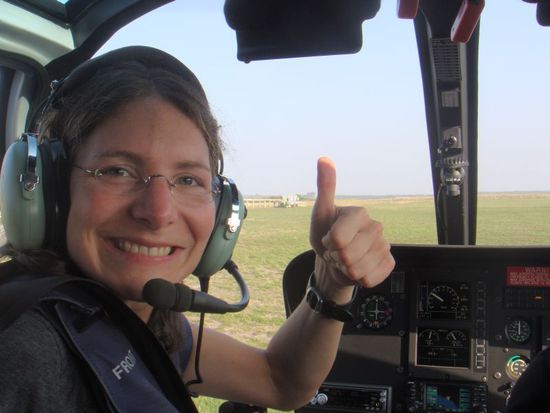 Habe direkt neben dem Piloten gesessen