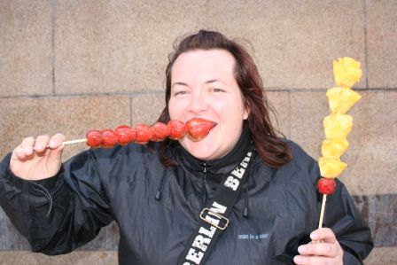 wir entschieden uns für Obst am Stil