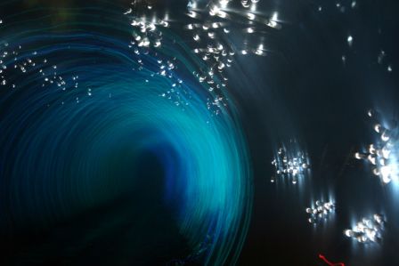 Die Lichtershow im Tunnel!
