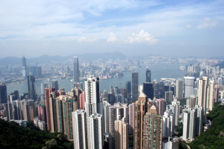 Die Ausicht vom Victoria Peak aus!
