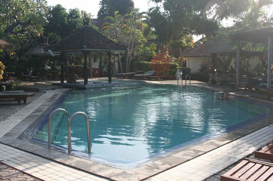 den Pool hatte wir die meiste Zeit für uns alleine - traumhaft!