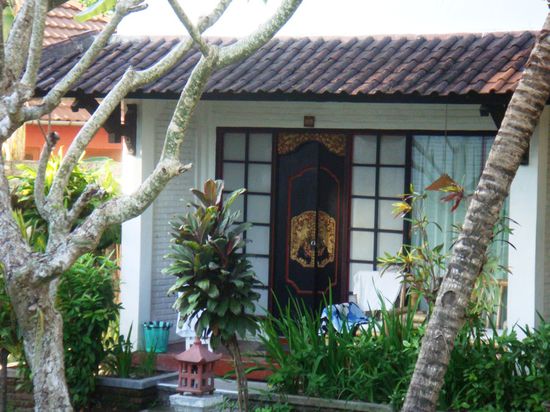 der Bungalow von Außen