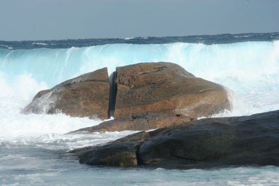 heute gab es riesige Wellen