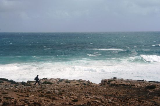 Catharina stemmt sich gegen den Wind!!!!!  