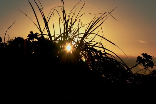 es gab einen traumhaften Sonnenuntergang