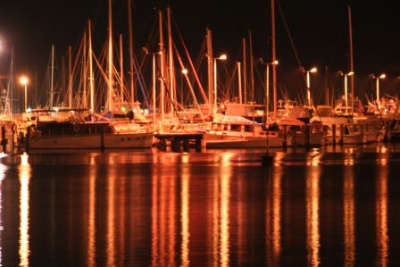 der Hafen bei Nacht!