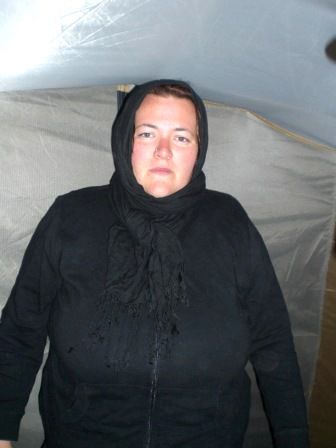 total eingepackt gehts ab in den Schlafsack!