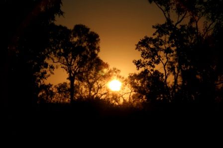 wunderschöner Sonnenuntergang