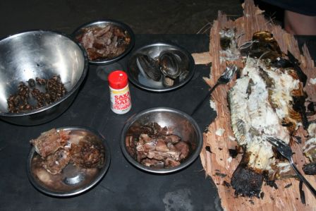 Ein Teil des fertigen Essens! LECKER!!!!