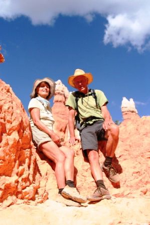 Helen und Ansgar haben wir auf unserer Wanderroute auch noch kennengelernt!