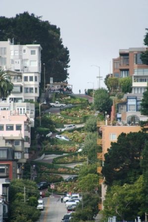 und machten uns dann auf den Weg zur Lombard Street