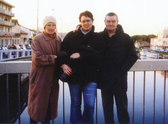 Tante Katl, ich und Jean-Luis