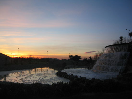 wunderschöner Sonnenuntergang