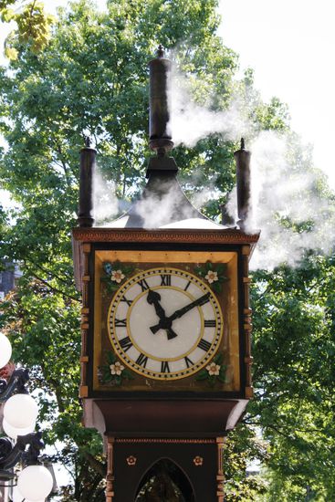 die Steam Clock in Gastown