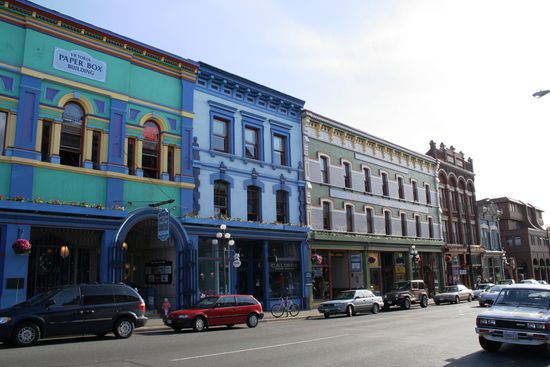 die Straßen von Victoria