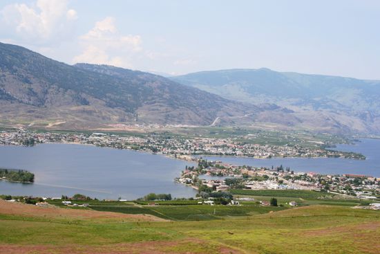 Am nächsten Tag ging die Fahrt weiter und wir konnten den See noch von Oben sehen!