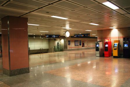 Die U-Bahn Station